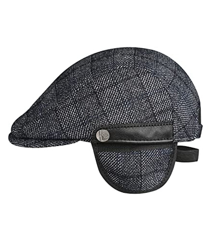 Sumolux Mens Newsboy Hat Flat Cap Gatsby Lvy Irish Hats Driving Cabbie - color: D Gray
