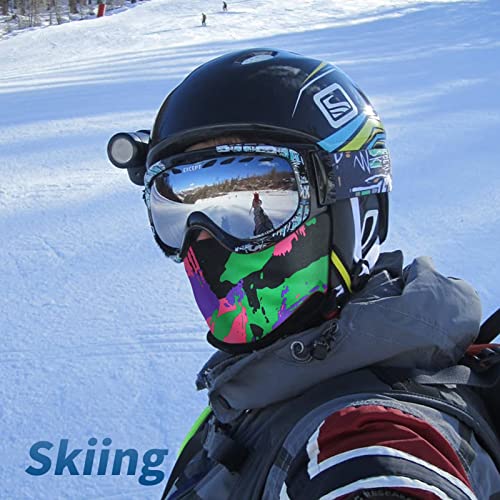 YESLIFE Summer Balaclava Ski Mask for Men&Women, Face Mask - color: Camo Purple