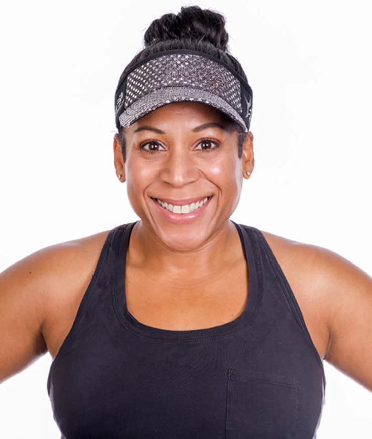 Sparkle Headsweats Running Visor - color: Gunmetal