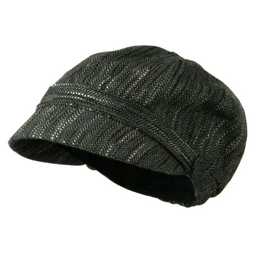 Jeanne Simmons Jimi-Wool Blend Cabbie with Button Band Detail