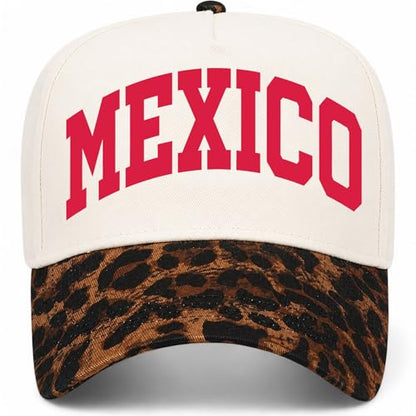 Mexico Collegiate Hat - color: Leopard/Natural