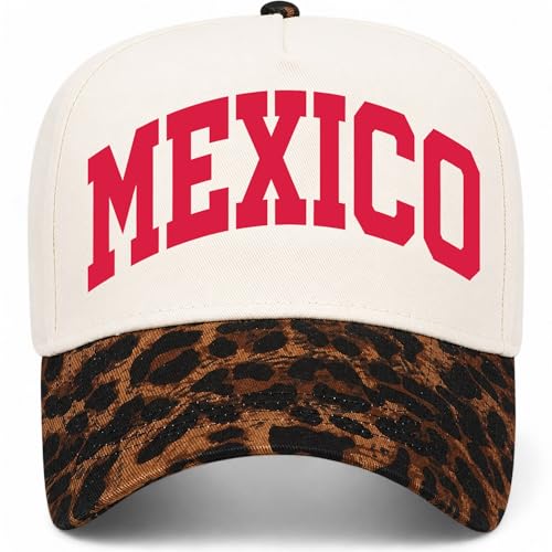 Mexico Collegiate Hat - color: Leopard/Natural