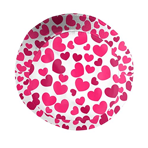 Valentine's Day Hearts Print Bucket Hat Summer Travel Fisherman Sun Hat Cap for Women Men Teens - color: Daya11