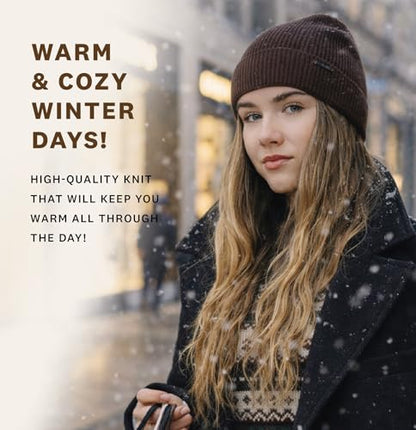 Revony 100% Cotton Men’s Skull Beanie – Soft, Structured, Everyday Comfort - color: Green