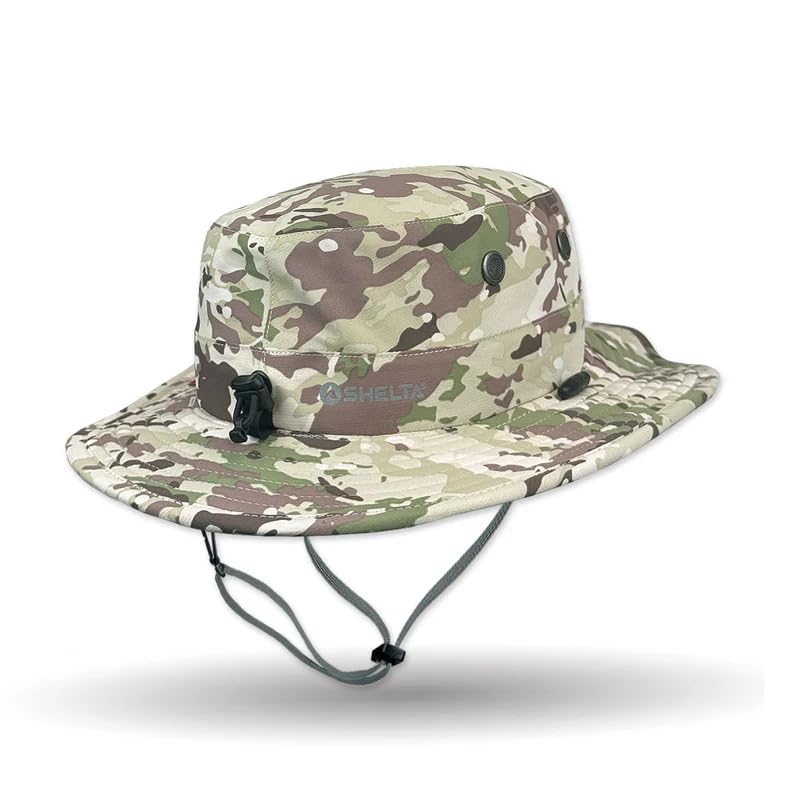 Seahawk V2 Performance Sun Hat - color: All Terrain Camo, size: Medium-Large
