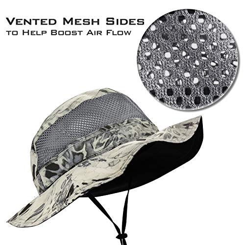 KastKing Sol Armis UPF 50 Boonie Hat for Sun Protection,Men Women - color: Silver Mist