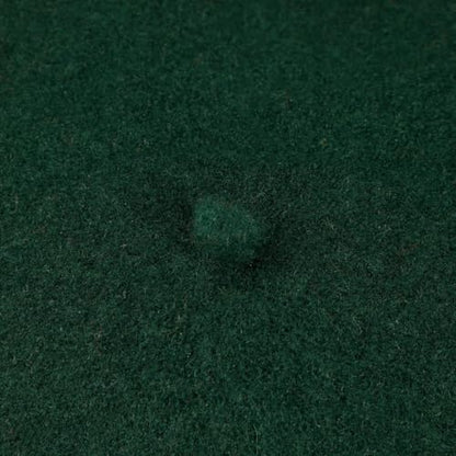 Women's Beret Cashmere Wool French Hat Made in EU Women Autumn Winter - color: Green, size: 6 7/8