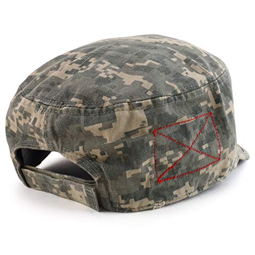 Armycrew Cotton Washed Cadet Style Army Cap - color: Universe Digital