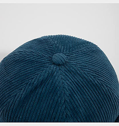 Men Hats Docker Cap Hats Beanie Sailor Cap Worker Hat Rolled Cuff Retro Brimless Hat with Adjustable - color: Dzm92*blue