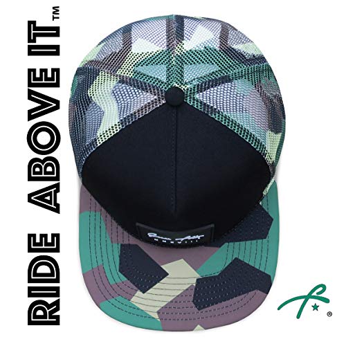 Grace Folly Trucker Hat for Men & Women. Snapback Mesh Caps - color: Modern Camo