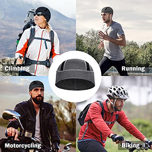MELASA Cooling Skull Cap Breathable Mesh Sweat Control Helmet Liner for Men - color: Black & Digital Camo