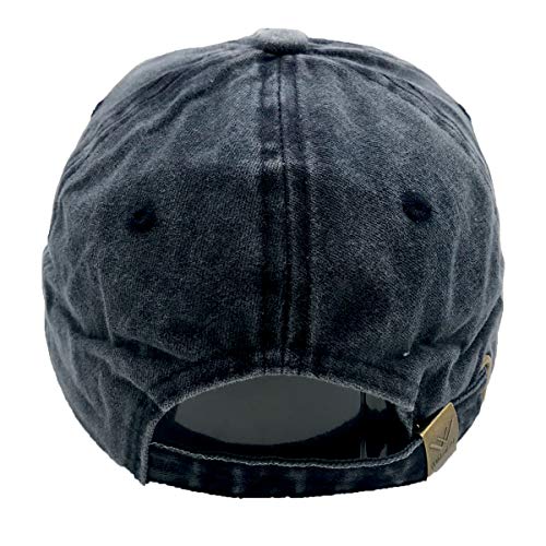 Women's Mama Bear Arrow Baseball Hat Embroidered Washed Denim Mom Cap - color: Mama Bear - Navy