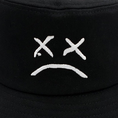 Bucket Hat Unisex Simple Caps Hip Hop Gorros Men Women Cap Beach Fishing Sunhat - color: Black1
