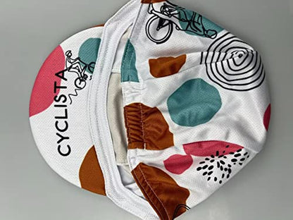 Funny Cycling Cap - Polyester Cartoon Cycling Hat-Under Helmet - Cycling Helmet Liner Breathable&Sweat Uptake - color: B18
