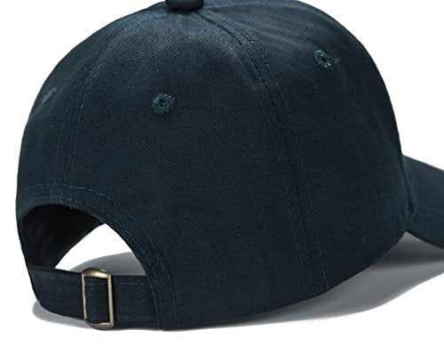 Edoneery Kids Baseball Hat, Adjustable Cotton Cap - color: Navy, style: 3-8 Years