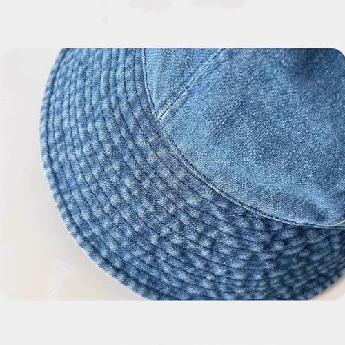 Summer Sun Hats Wide Brim UV Protection Sun Hat Beach Packable Visor for Women - color: Light Blue