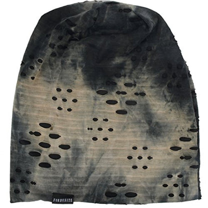 Mens Slouch Hollow Beanie Summer Skullcap B090 - color: B-grey
