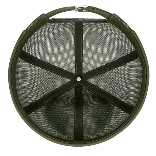 Mens Mesh Brimless Cap with No Brim, Summer Docker Cap Beanie Hat Flip Sailor Skullcap Breathable - color: Dark Green