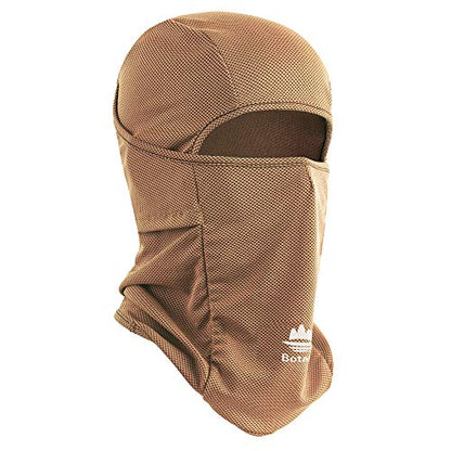 Balaclava Ski Mask, Sun Protection Breathable Face Cover Men Women - color: Brown