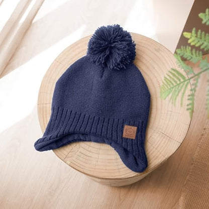 KeaBabies Baby Beanies, Winter Baby Hats for Boys, Girls (Taupe, 6-36M) - color: Taupe