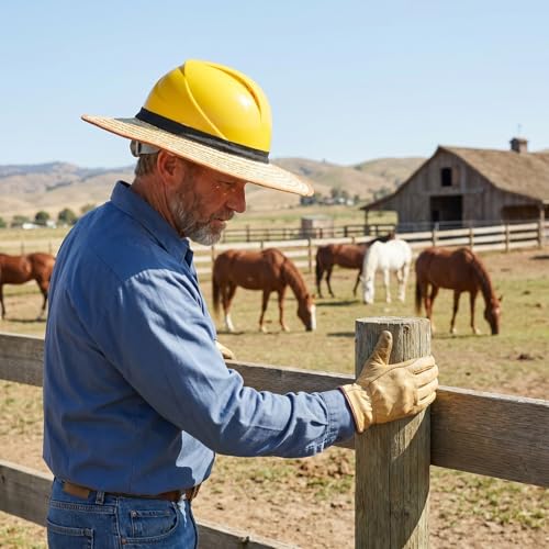 Hard Hat Sun Shade Straw Visor for Workers Large Brim Breathable Sun Protection Lightweight and Universal Fit Hard Hat Accessory for Outdoor Construction