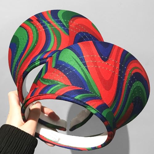3 Pack Sports Sun Visor Hat Women Men Adjustable Clip On Visors Outdoor Golf Beach Cap - color: Multicolor1, Navy, Black