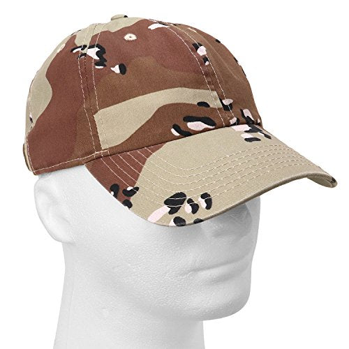 Falari Classic Baseball Cap Dad Hat 100% Cotton Soft Adjustable Size - color: Camouflage - Desert
