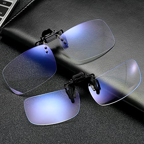 Clip on Flip up Polarized Lens For Prescription Glasses UV Protection Sunglasses (Clear lenses not Polarized) - color: No Polarized Clear