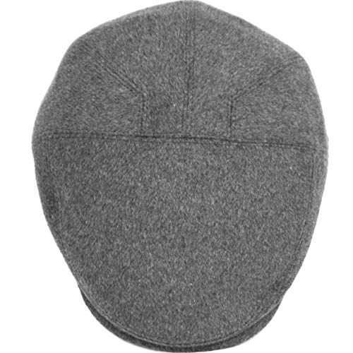 EPOCH Men's Contemporary Winter Wool Newsboy Ivy Hat - color: Iv3009gray, size: Small-Medium
