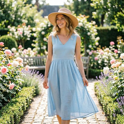 DRESHOW Women Straw Panama Hat Travel Fedora Beach Sun Hat Summer Wide Brim Straw Roll up Hats UPF 50+ - color: Fedora a Khaki (Beige Hatband)
