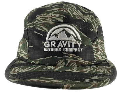 Gravity Outdoor Co. 5 Panel Hat - color: Camo