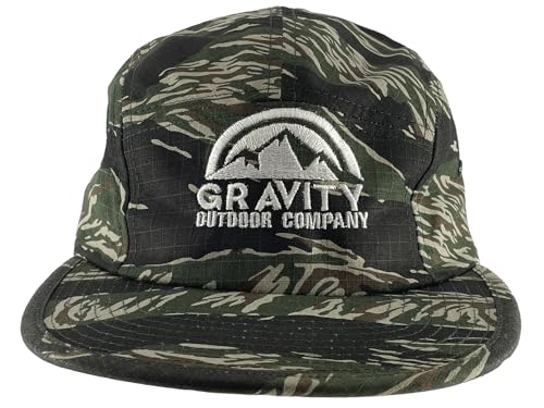 Gravity Outdoor Co. 5 Panel Hat - color: Camo