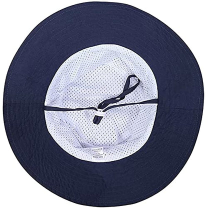 55cube Baby & Toddler Sun Hat UPF 50+ Bucket Hat with Chin Strap - color: 1pack Navy, size: 0-6 Months