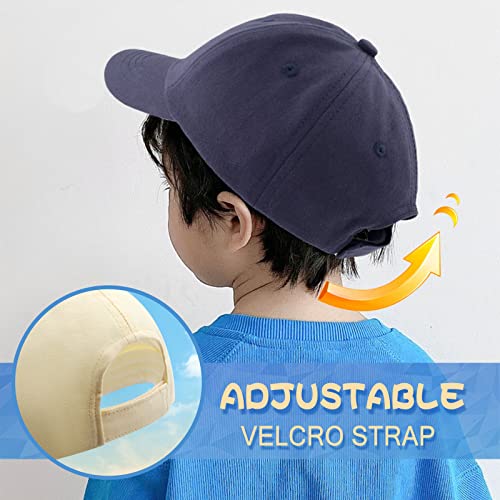 BAVST Boy Baseball Cap for Baby Toddler Girls Summer Cap Sun Protection Dinosaur Kids Trucker Hats for 1-3Years Old - color: W-beige Yellow