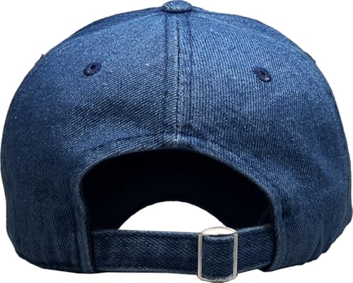 KBETHOS® Classic Washed Cotton Baseball Cap - color: Dark Denim