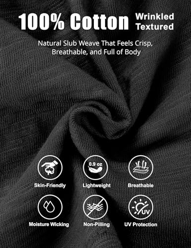 ROYBENS Lightweight 100% Cotton Slouchy Summer Beanie Men Women, Chemo Cap - color: 2pcs Black + Dark Grey, size: Medium