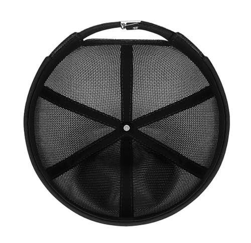 Mens Breathable Mesh Skull Cap Docker Beanie Hat Sailor Hat - color: Black