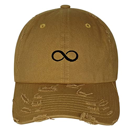 JPAK Infiniti Vintage Dad Hat Frayed Embroidered Cap Symbol Loop - color: Luxor Gold