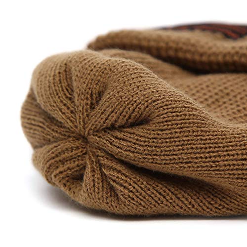 UNDERCONTROL Winter Trawler Fisherman Beanie Men Women Unisex Stylish Plain Docker Skull Hat Roll up Watch Cap Color Pack - color: Combat Desert