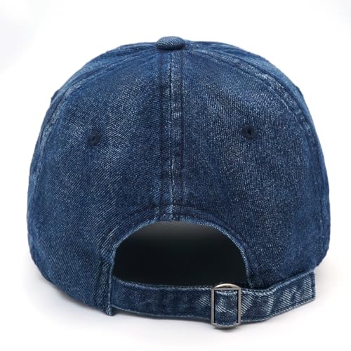 Baseball Cap for Women Men Classic Strapback Hats Adjustable Sun Hat - color: Navy