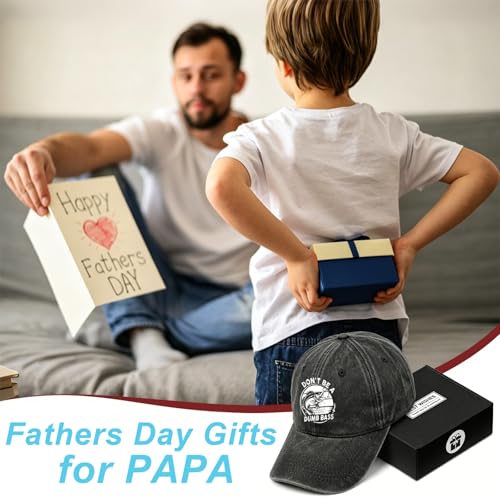 Mens Hat - Gifts for Birthday Christmas Fathers Day - color: Fishing Gifts Black
