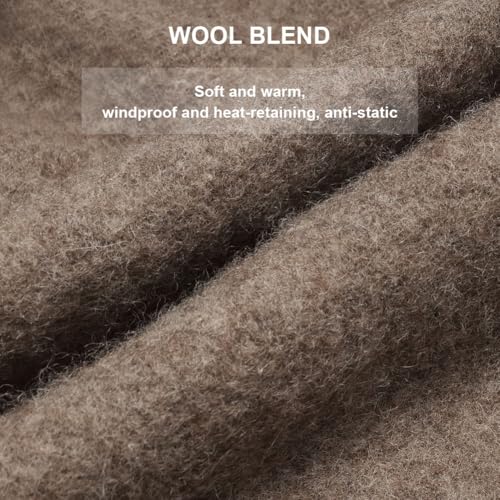 Women Classic Wool Blend Berets Elegant Flat Beret Caps Retro Peaked Cap Hats Autumn Winter Hat Solid Color - color: Brown
