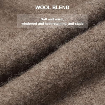 Women Classic Wool Blend Berets Elegant Flat Beret Caps Retro Peaked Cap Hats Autumn Winter Hat Solid Color - color: Brown