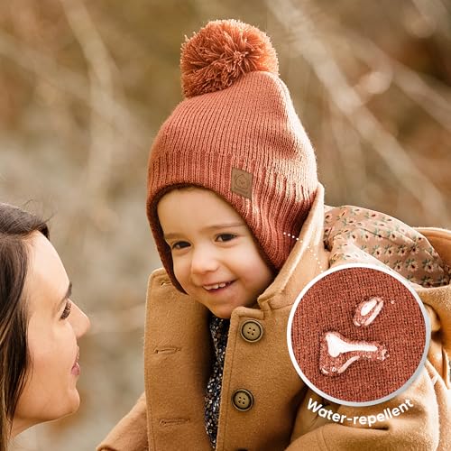 KeaBabies Baby Beanies, Winter Baby Hats for Boys, Girls (Latte, 6-36M) - color: Latte