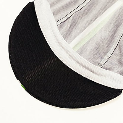 Weimostar Polyester Men Cycling Bike Bicycle Cap MTB Hat Sweat Wicking - color: Green Black