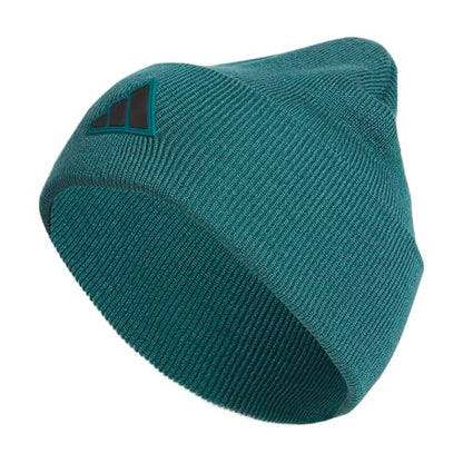 adidas Men's Wide Cuff Slouchy Beanie - color: Legacy Teal Green/Black/Post Season, size: One Size