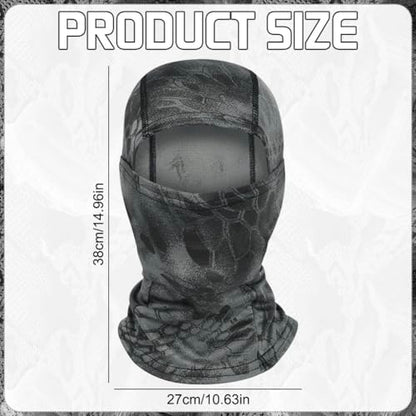 Camo Balaclava Ski Mask UV Face Cover for Motorcycle Hunting - color: Classic Color-3pcs
