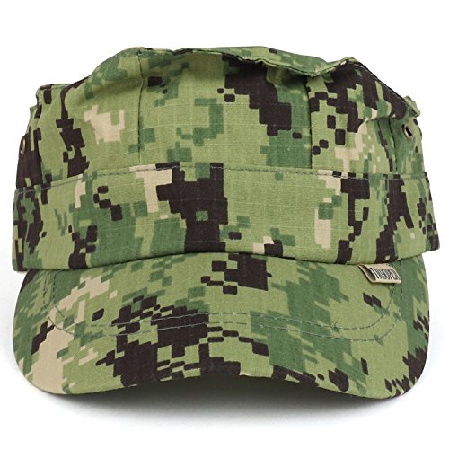 Trendy Apparel Shop Kid's Youth Size Military 8 Point Cover Trooper Patrol Cap - color: Nwu III