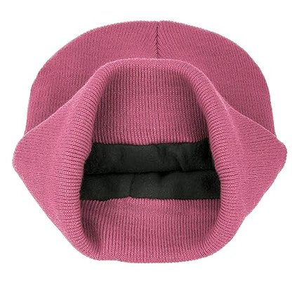 3M Thinsulate Women Men Unisex Knitted Thermal Winter Cap Casual Beanies - color: Light Pink