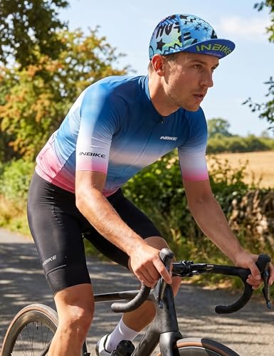 INBIKE Cycling Cap Quick-Dry Breathable Sun Protection Bike Cap - color: Light Blue